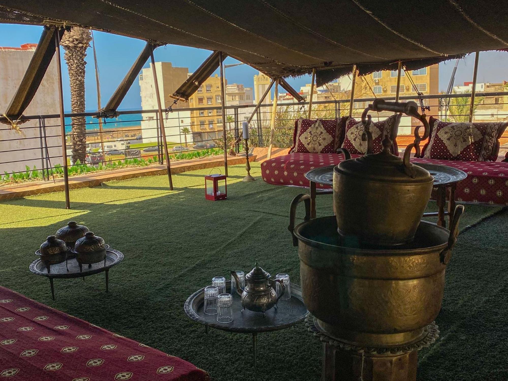 Dar Lghzal Special Offer In Rabat Winner Of Guest Experience 2025 Awards Traditional Sahrawi And Berber Privative Villa With Swimming Pool Jacuzzi Sea View And On Site Restaurant Ideal For Family And Groups In Rabat'S Center No Car Required Exterior foto
